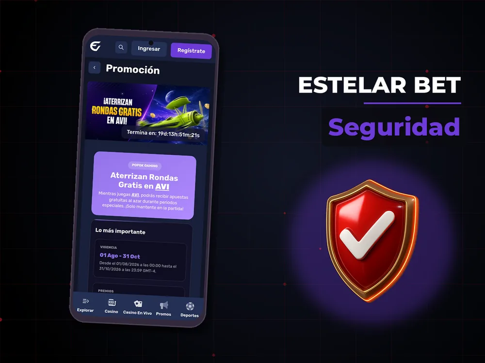 Estelar Bet - Seguridad