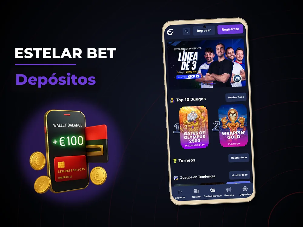 Estelar Bet - Depósitos
